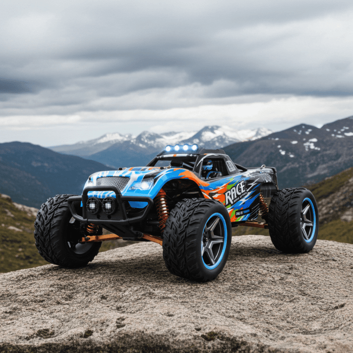 Speed Demon: 4WD Off - Road 55kph RC Truck With Two Rechargeable Batteries - Monsta Online