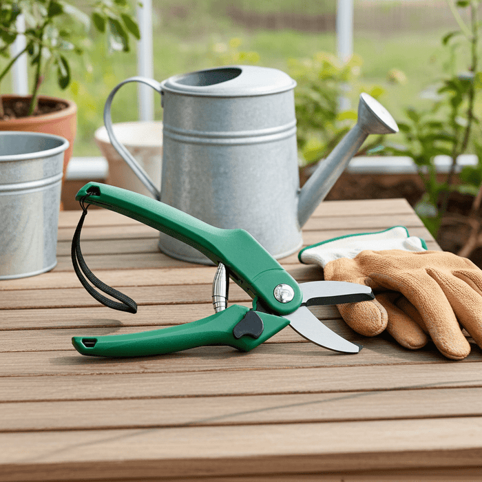 Durable Anvil Pruning Shears 8mm with Stainless Steel Precision Blade - Monsta Online