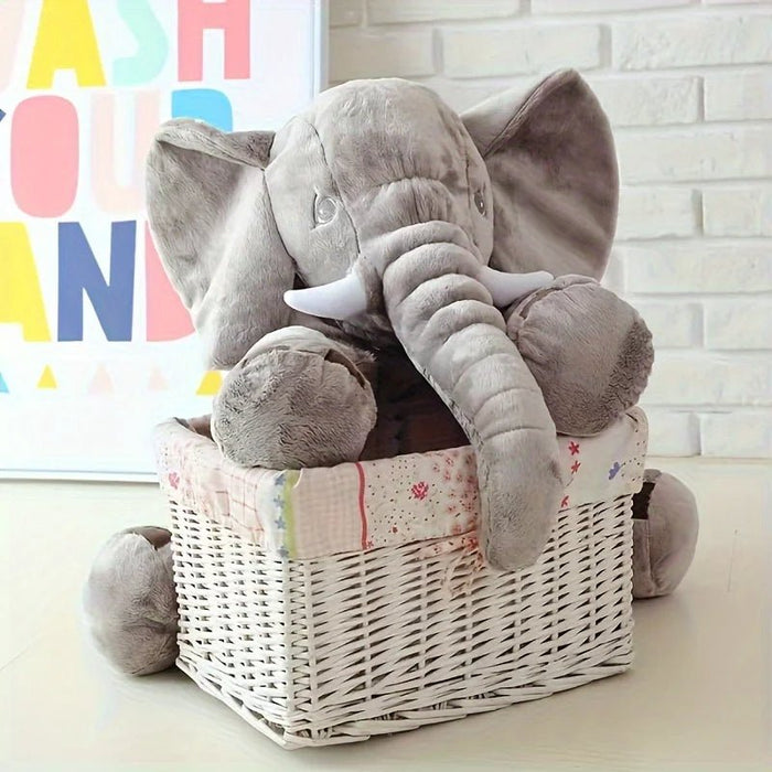 Ultra - Soft Large Plush Elephant Cuddle Pillow for Kids and Loved Ones - Monsta Online