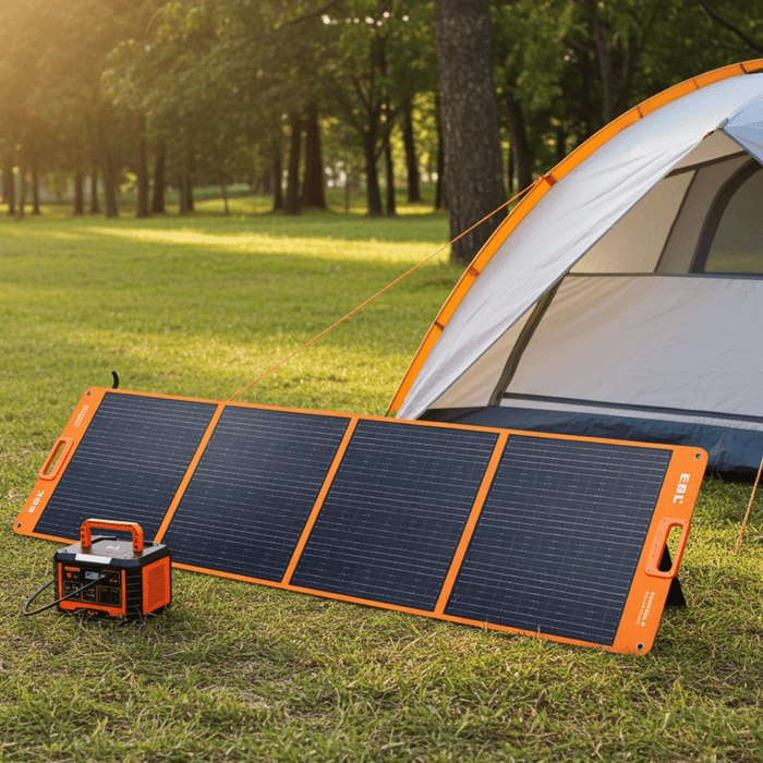 200W Portable Solar Panel High - Efficiency with Kickstand for Power Station - Monsta Online