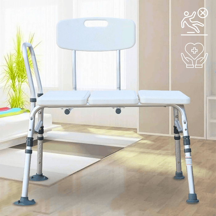 Heavy - Duty Slip - Resistant Shower Chair Medical Transfer Bench - Bath Stool - Monsta Online