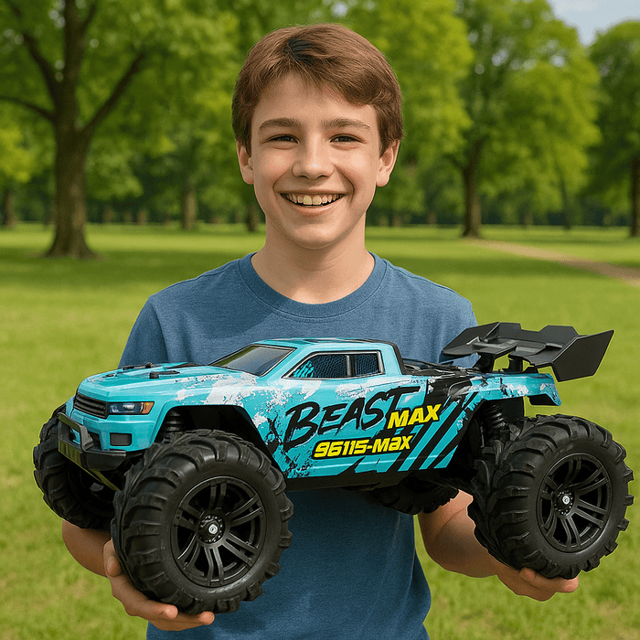Beast 1:16 50MPH 4WD Brushless RC Truck with Triple Batteries - Monsta Online