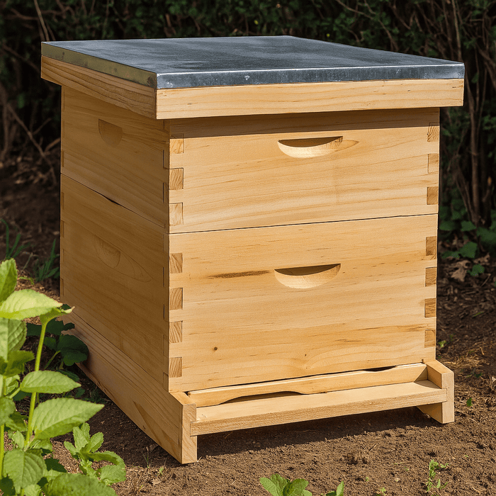 Durable 20 Frame Langstroth Beehive Starter Kit with Deep and Medium Boxes - Monsta Online
