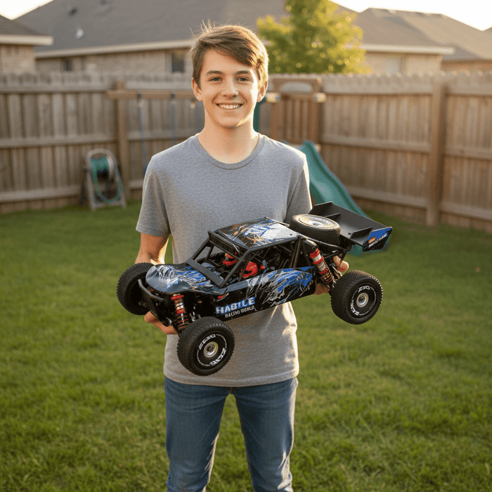 Explorer: 1:12 Scale 40MPH High - Speed RC Monster Truck with Dual Rechargeable Batteries - Monsta Online