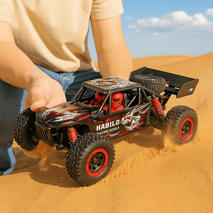 Speed Racer: 1:12 Large 47MPH High - Speed RC Monster Truck With Dual Rechargeable Batteries - Monsta Online