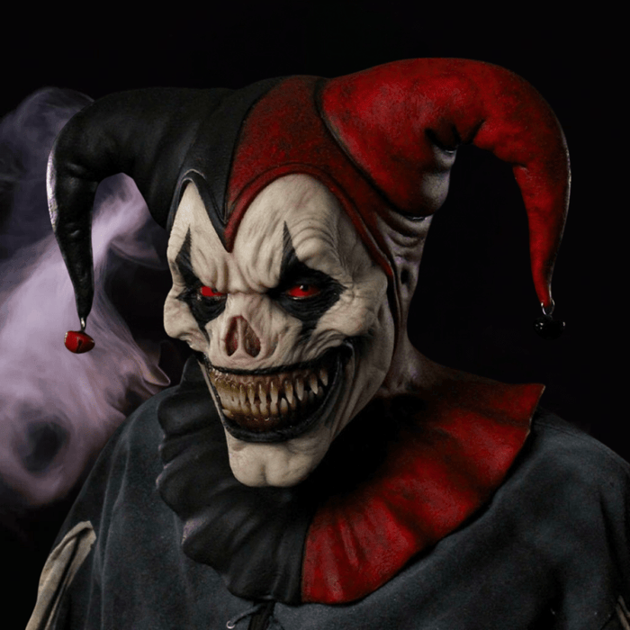 Jester Clown Mask – Dark Carnival Horror Mask
