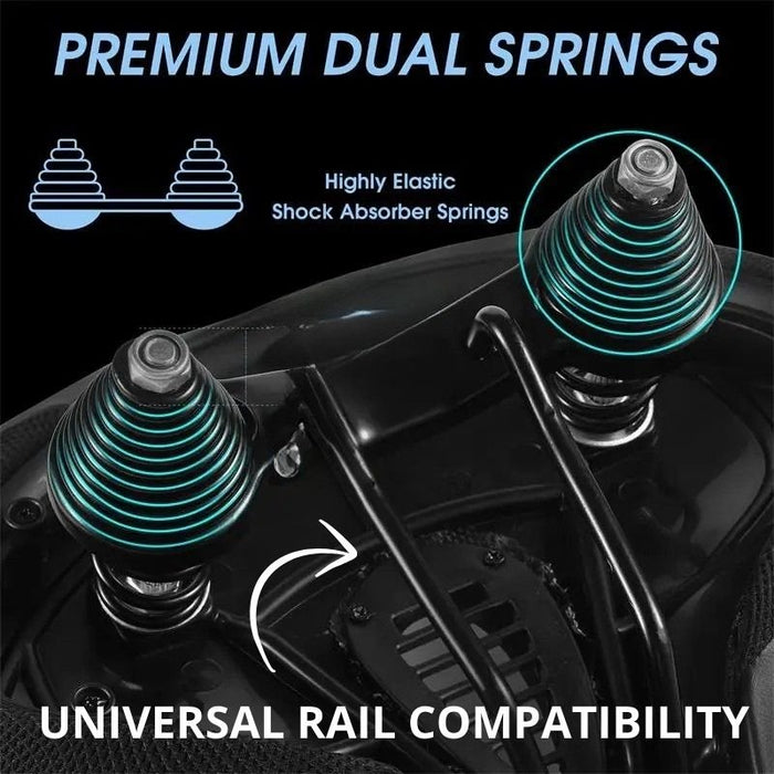 Extra Wide Memory Foam Bike Seat – Ergonomic, Pain - Free Comfort - Monsta Online