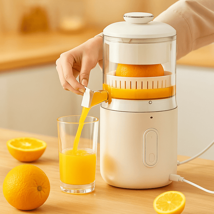 Compact Wireless Orange Juicer 1500mAh Fresh Juice Anytime - Monsta Online