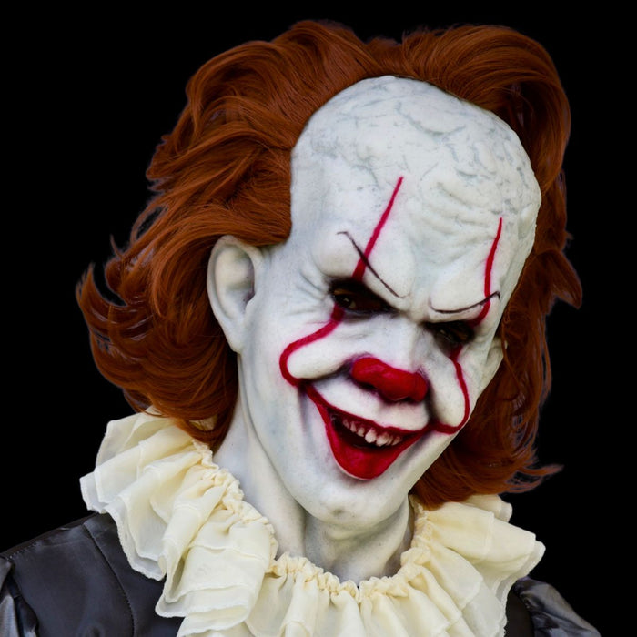 Pennywise Clown Mask - Realistic Horror Costume