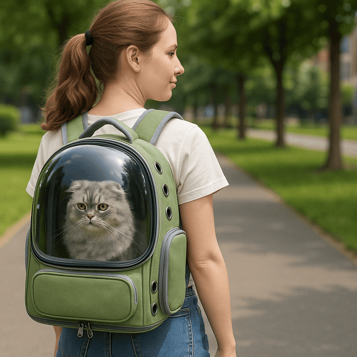 Breathable Transparent Cat Carrier Backpack for Safe and Comfortable Adventures - Monsta Online