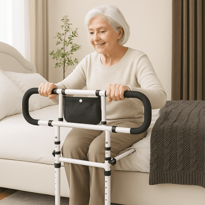 Heavy Duty Extendable Safety Bed Assist Rails for Seniors - 450LBS Capacity - Monsta Online
