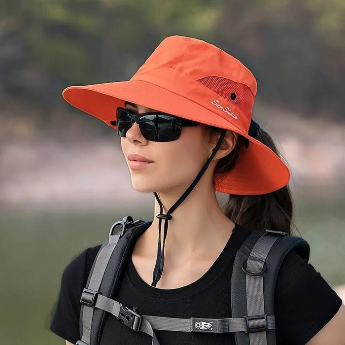 Women's UPF 50+ Lightweight Breathable Wide Brim Sun Hat - Monsta Online