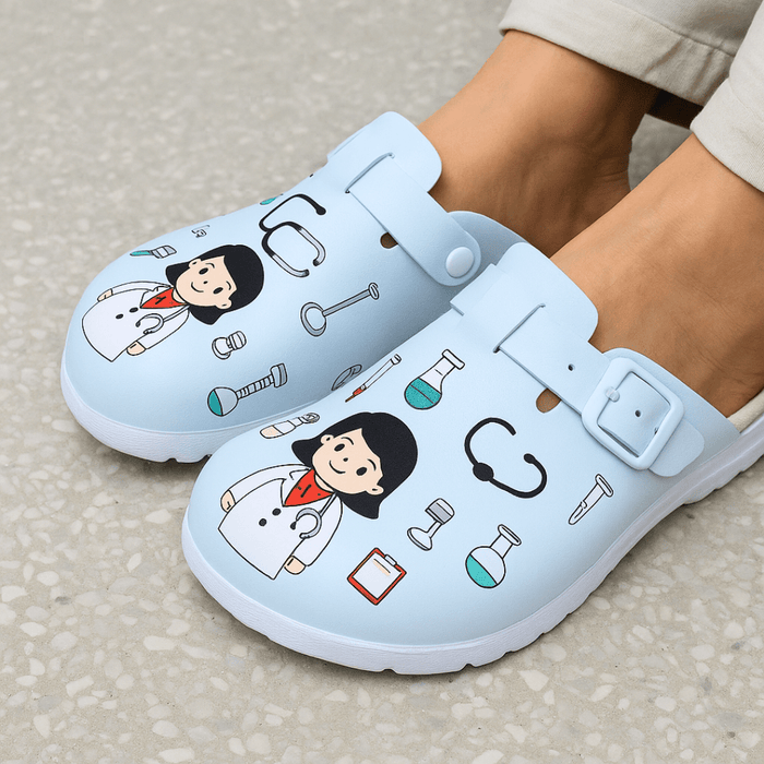Comfort Women's Nursing Clogs - Lightweight Slip On Shoes for All - Day Wear - Monsta Online