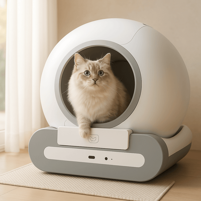 Automatic Self - Cleaning Cat Litter Box – App - Controlled, Odor - Free, Hands - Free for 15 Days - Monsta Online