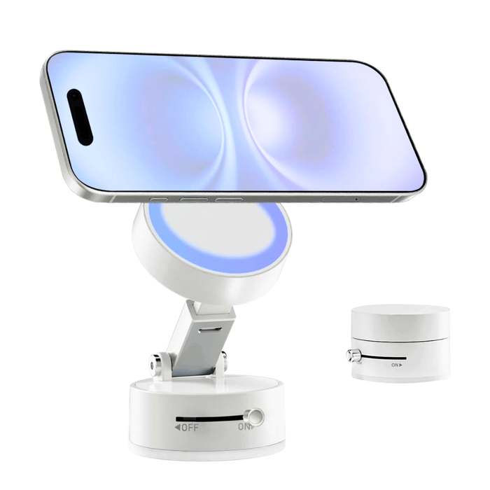 Ultra - Stable Magnetic Car Phone Holder with 360° Swivel and Double Suction - Monsta Online