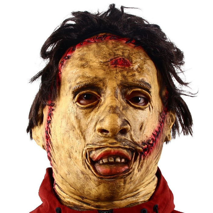 Halloween Horror Mask – Scary Chainsaw Massacre Horror Latex Costume Prop - Monsta Online
