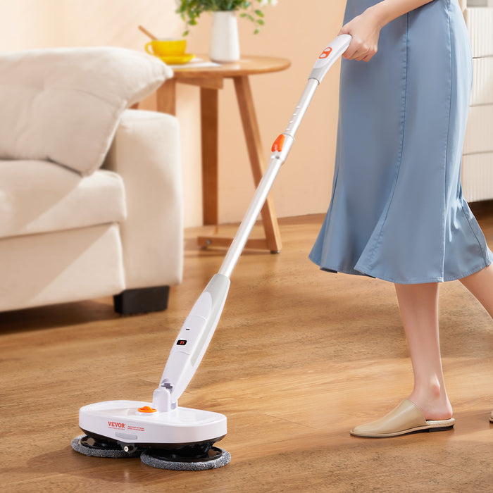 Cordless Electric Spin Mop with Water Spray and LED Light - Monsta Online