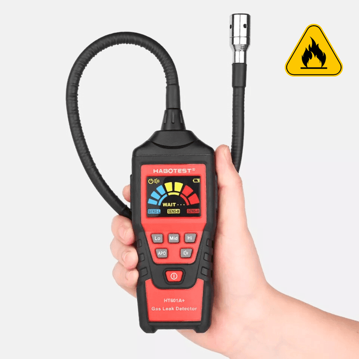 Advanced Combustible Gas Leak Detector With Sound and Screen Alarm - Monsta Online