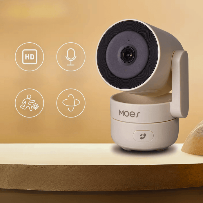 Pro 360° Indoor Security Camera - HD Patrol with Night Vision and Motion Detection - Monsta Online