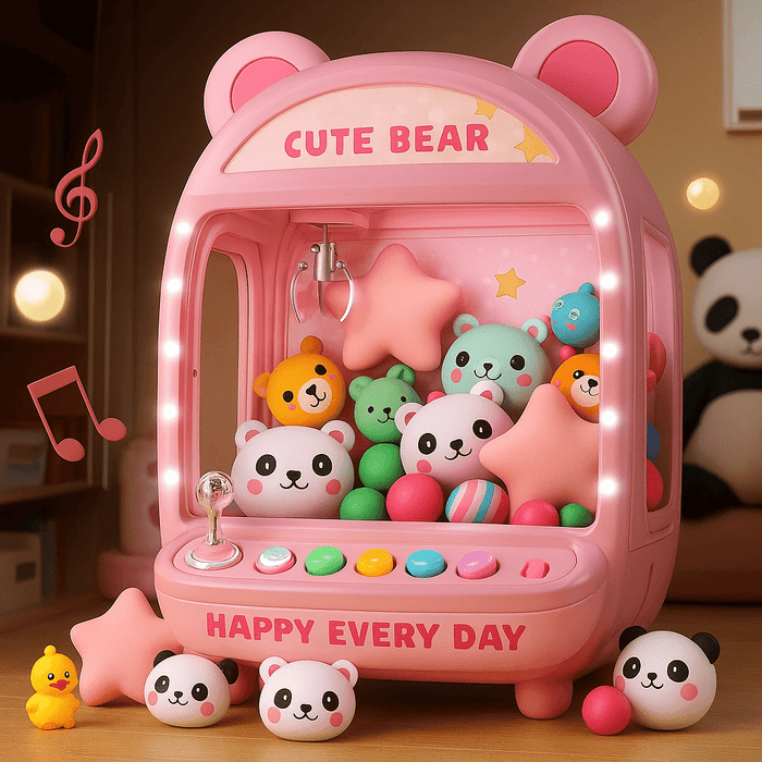 Mini Arcade Claw Machine Game With LED, Fidget Toys and Sweet Rewards - Monsta Online