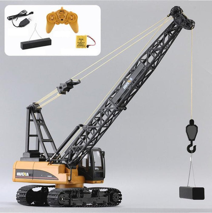 1:14 Scale 15 Channel Remote Control Tower Crawler Crane with Alloy Hook for Kids - Monsta Online
