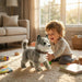 Interactive Walking Husky Puppy Toy – Realistic Barking, Tail Wagging & Lifelike Movement - Monsta Online