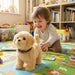 Interactive Robot Puppy Toy – Lifelike Golden Retriever That Walks, Barks & Wags - Monsta Online
