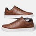 Men's Flat Lace - Up Sneakers – Cushioned Sole Smart Casual Shoes for Everyday Wear - Monsta Online