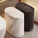 Marble Pattern Trash Can with Lid – Elegant Odor - Resistant Bin for Bathroom & Kitchen - Monsta Online