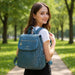 Women's Large Leather Backpack – Anti - Theft, Spacious & Stylish Travel & Everyday Bag - Monsta Online