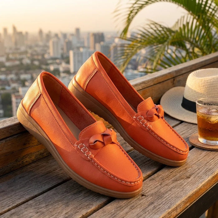 Women's Slip - On Walking Loafers – Wide Toe Box, Arch Support & Non - Slip Sole - Monsta Online