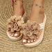 Amara Floral Slide Sandals for Women – Cushioned Mid - Heel Slip - On for Everyday Comfort & Style - Monsta Online
