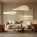 Japandi Silk Pendant Light – Minimalist Cloud Shade for Dining Room & Bedroom - Monsta Online