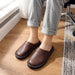 Women's Comfortable Leather House Shoes – Lightweight & Stylish Slippers - Monsta Online