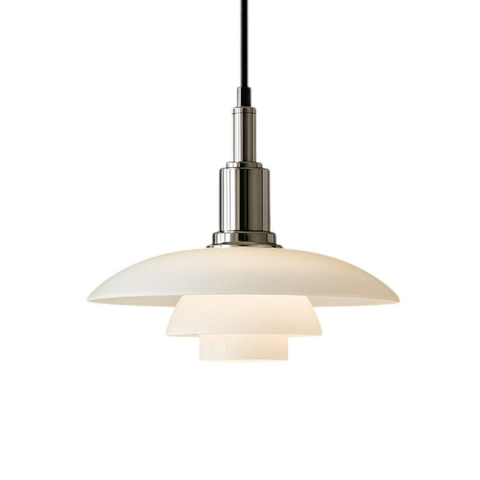 Danish Designer Pendant Light – Glass Stone & Metal, Height - Adjustable - Monsta Online