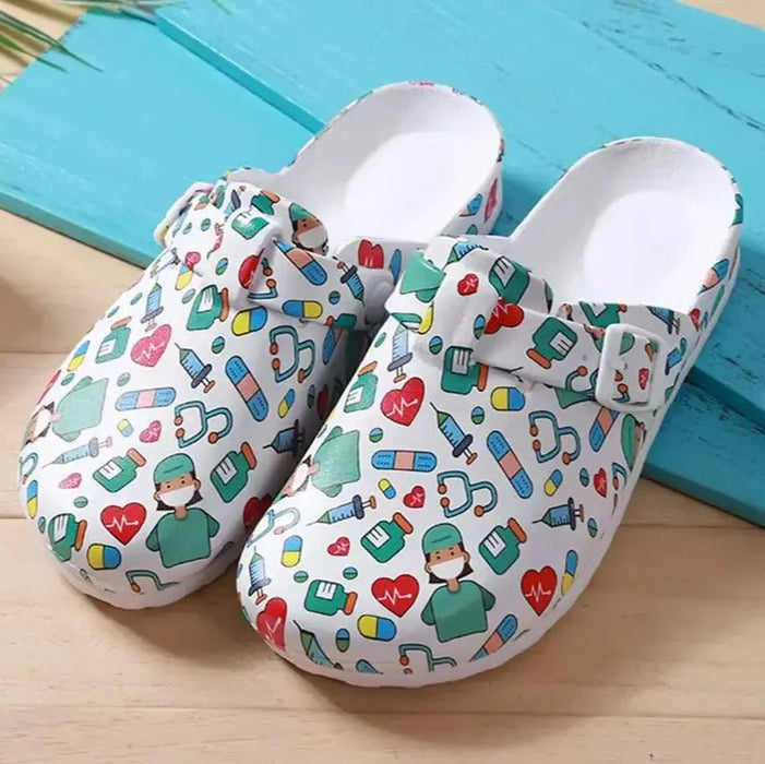 Comfort Women's Nursing Clogs - Lightweight & Slip - Resistant for All - Day Wear - Monsta Online
