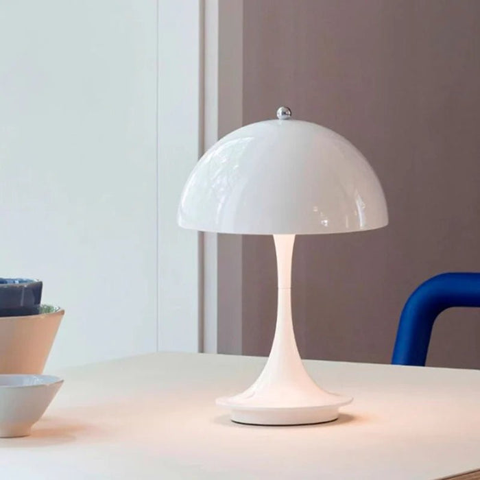 Dimmable LED Mushroom Table Lamp Portable USB Rechargeable for Cozy Ambiance - Monsta Online