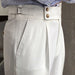 Dean Gurkha Pants – Men's High - Waisted Pleated Trousers - Monsta Online