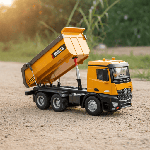 1:14 Hydraulic Remote Control Dump Truck – 10 Channel Control With Dual Batteries - Monsta Online