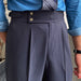 Dean Gurkha Pants – Men's High - Waisted Pleated Trousers - Monsta Online