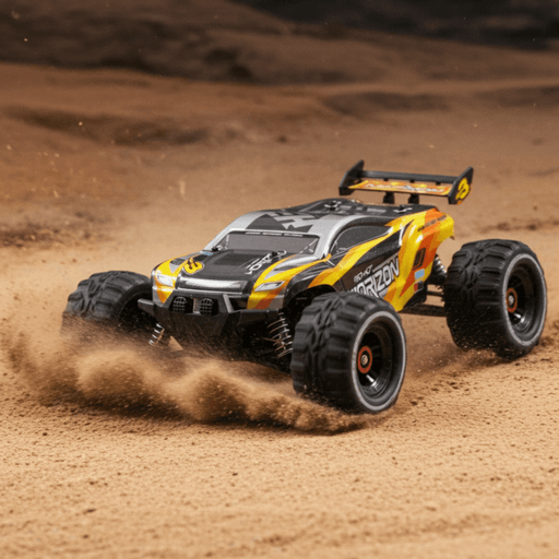 Red Horizon: 1:16 High - Speed 47MPH+ RC Monster Truck with Dual Rechargeable Batteries - Monsta Online