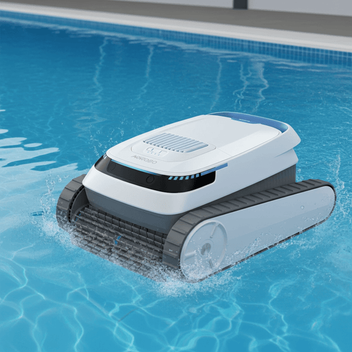 Intelligent Robotic Swimming Pool Cleaner Cordless Wall Climbing with Navigation System - Monsta Online