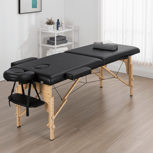 Pro - Grade Folding Massage Table with Adjustable Headrest and Arm Supports - Monsta Online