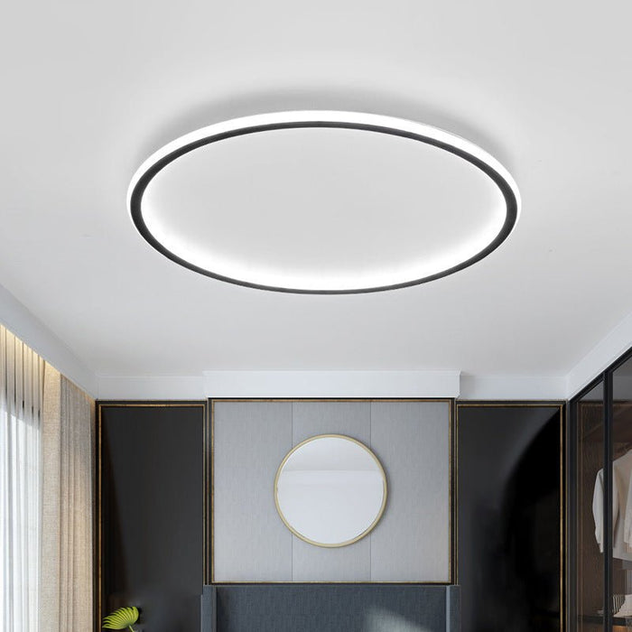 Mysaglobe Scandinavian Round LED Ceiling Light – Modern Minimalist Flush Mount for Any Room - Monsta Online