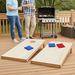 Solid - Wood 4x2FT Regulation Size Cornhole Set with 8 Toss Bean Bags - Monsta Online