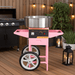 Heavy - Duty 1000W Cotton Candy Machine with Mobile Cart and Steel Bowl - Monsta Online