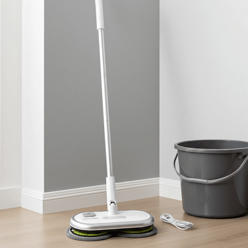 Cordless Electric Spin Mop with Water Spray and LED Light - Monsta Online