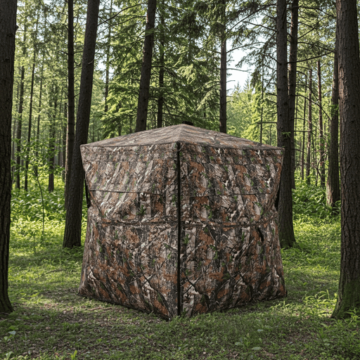 360 View Camouflage See Through Hunting Blind with Full Side Entry for 2 to 3 Persons - Monsta Online