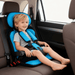 Portable Foldable Child Booster Seat – Lightweight Travel Car Seat with Safety Harness - Monsta Online