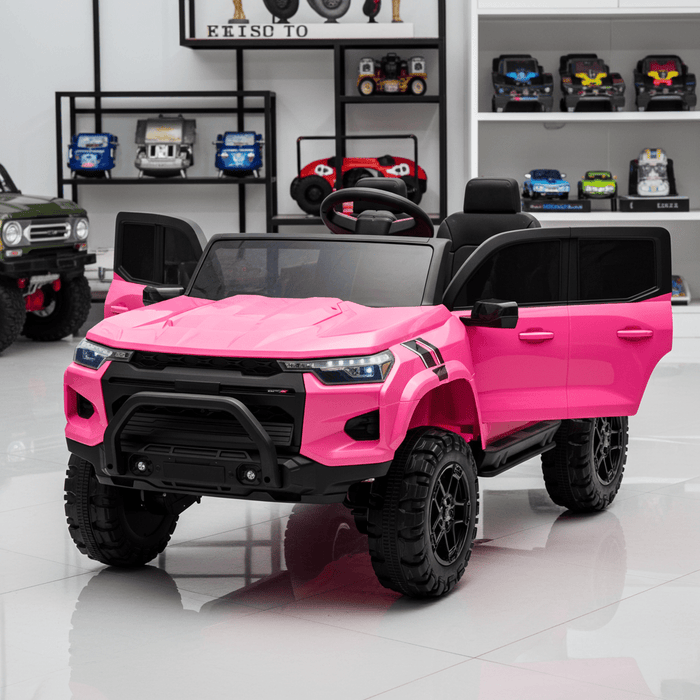 24V Two Seater Kids 4x4 Ride On Pickup Truck With Safety Belts Remote Control - Monsta Online